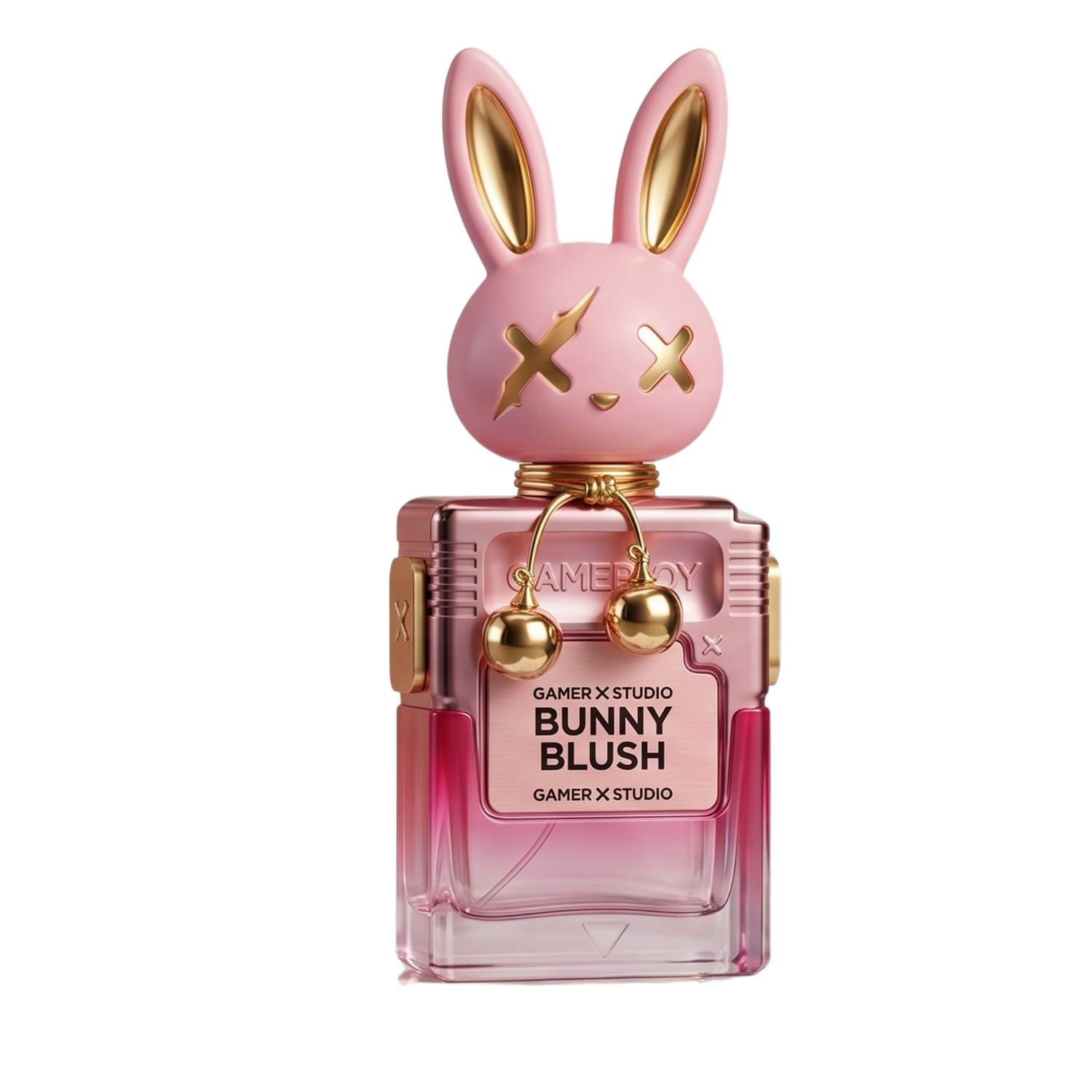 Golden Pink Bunny Love